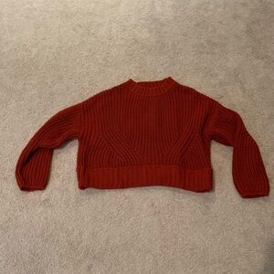 🚩 SOLD 🚩 moon & madison Brick Red Knit Sweater